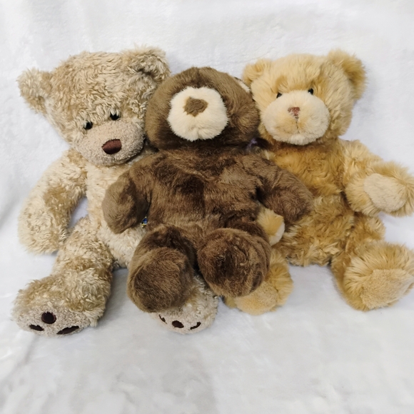 Build-A-Bear Other - Bundle Lot 3 Build A Bear‎ BAB Stuffed Toy Plush Vtg